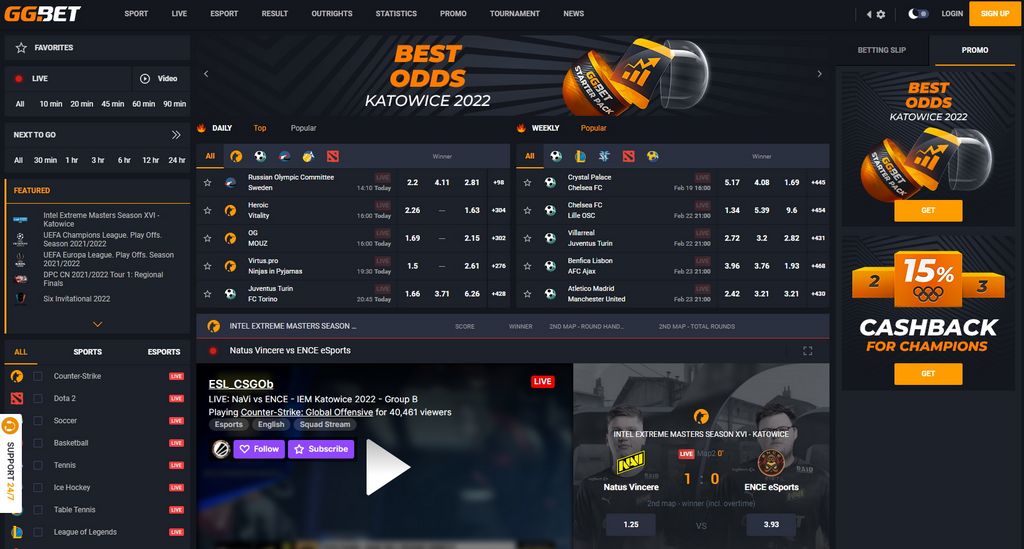 GGBET - Sitio oficial de apuestas deportivas y de deportes electrónicos